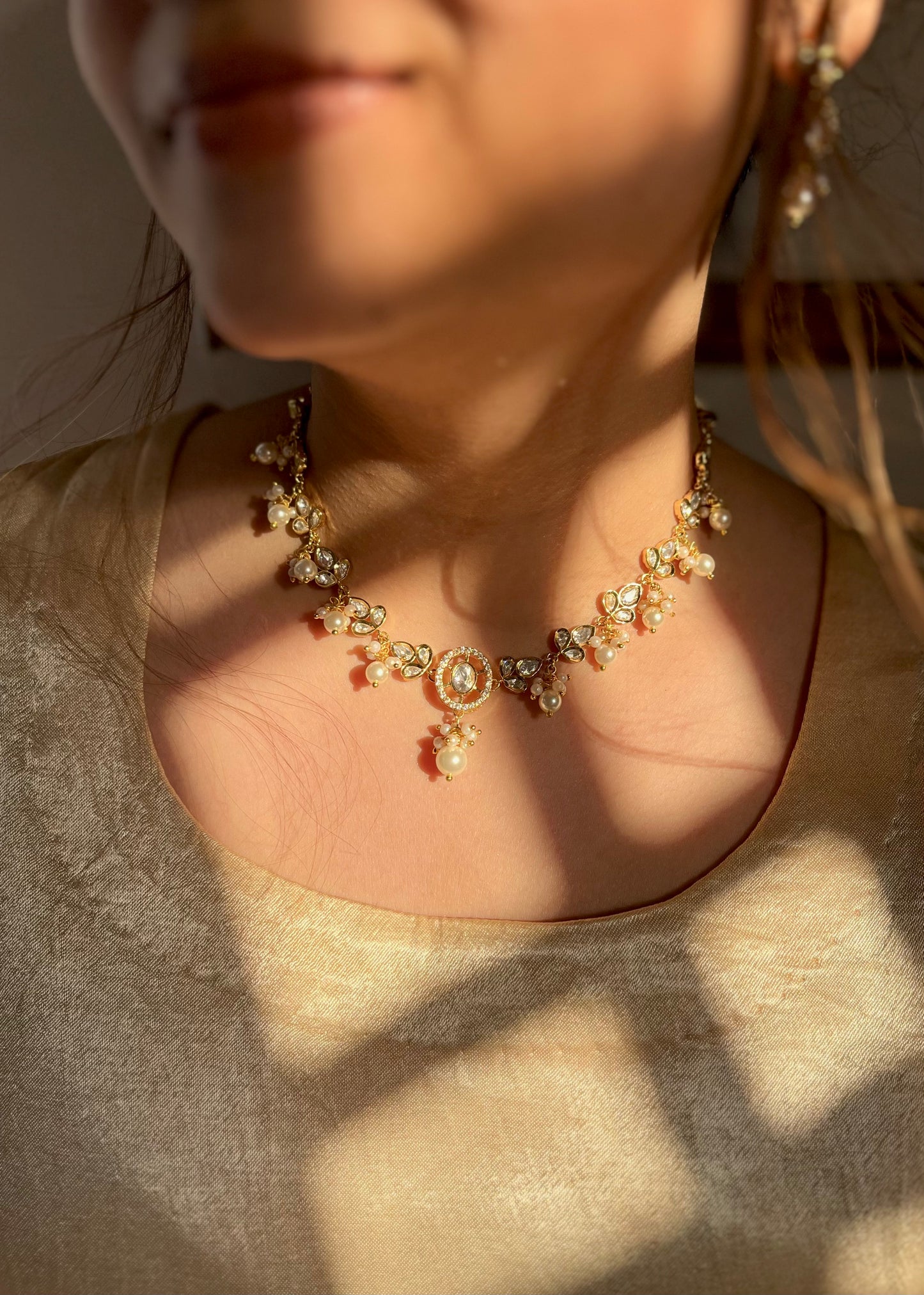 Arabelle Twin Drop Necklace