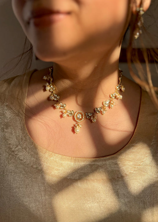 Arabelle Twin Drop Necklace
