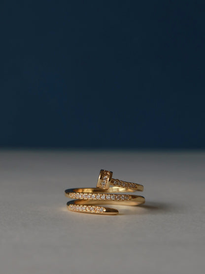 Serpent Pavé Wrap